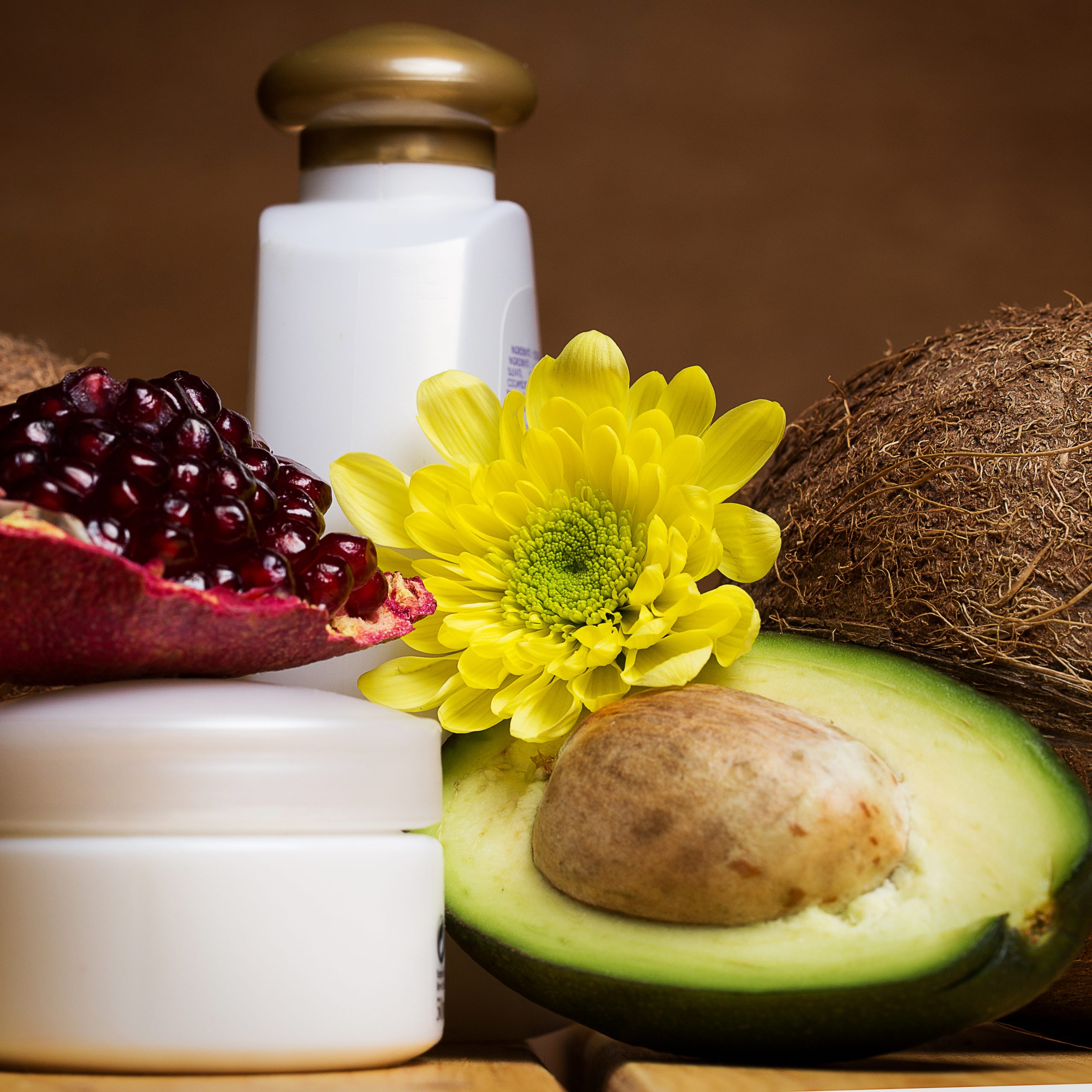 Set for massage or bodycare procedures with different ingredients